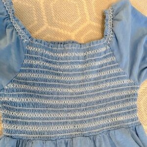 Mini Boden smocked bodice dress, size 11-12Y